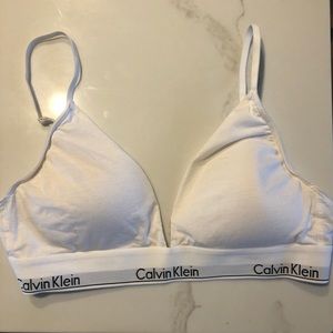 Calvin Klein White Bralette